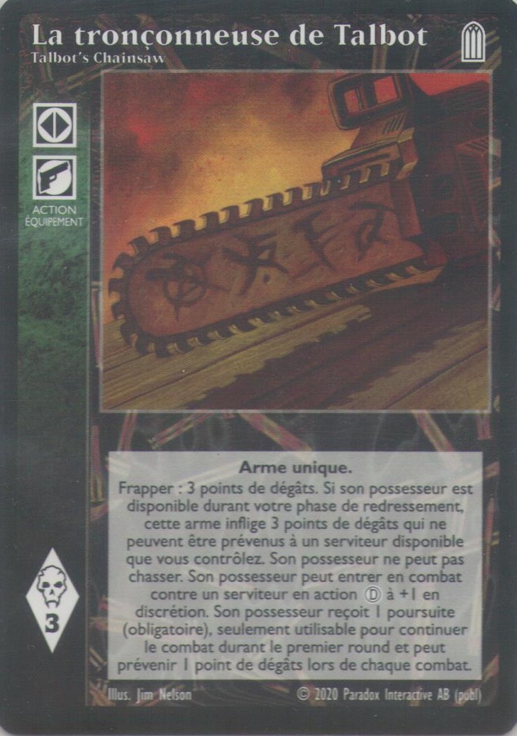 La tronçonneuse de Talbot
